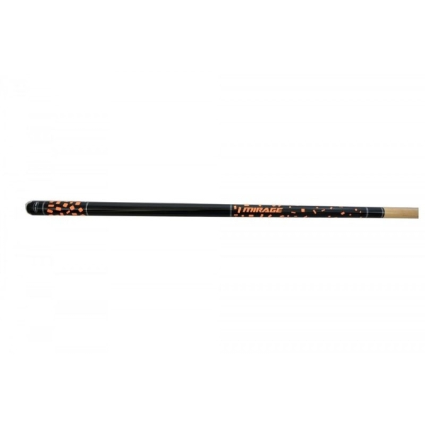 Biljarda Mirage divdaļīgā šķēpmehānisma nūja 145cm/12mm, oranža krāsa
