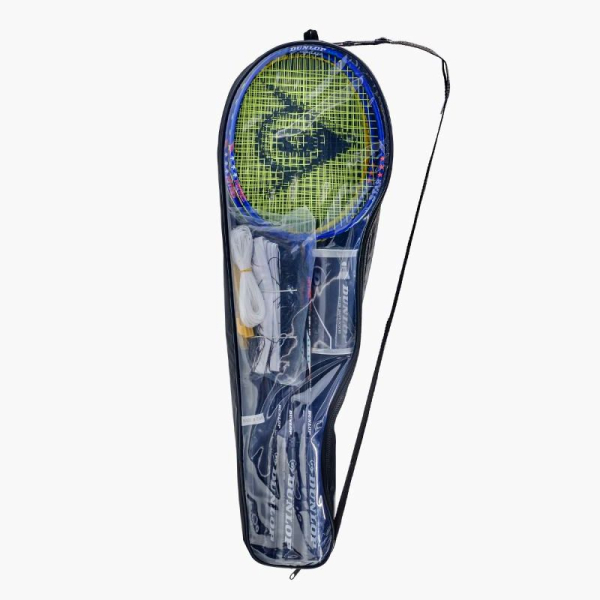 Dunlop Nitro Star SSX 1.0 badmintona komplekts 4 spēlētājiem (4 raketes+2 raketes+stīpiņas+tīkls)
