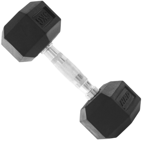 Beltor HRD System Line Hex čuguna čuguna gumijas hantele 6kg