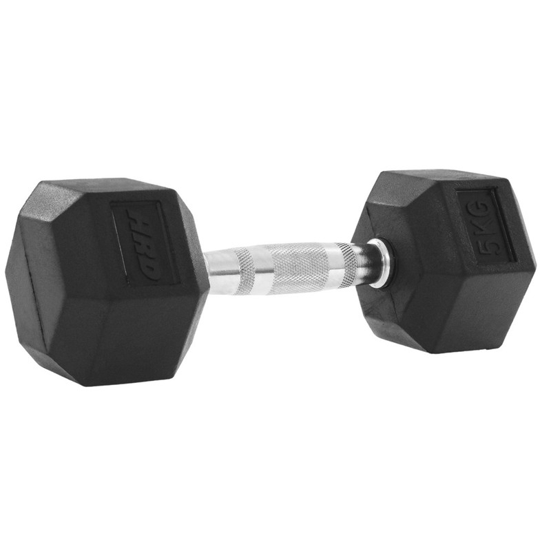 Beltor HRD System Line Hex čuguna čuguna gumijas hantele 6kg