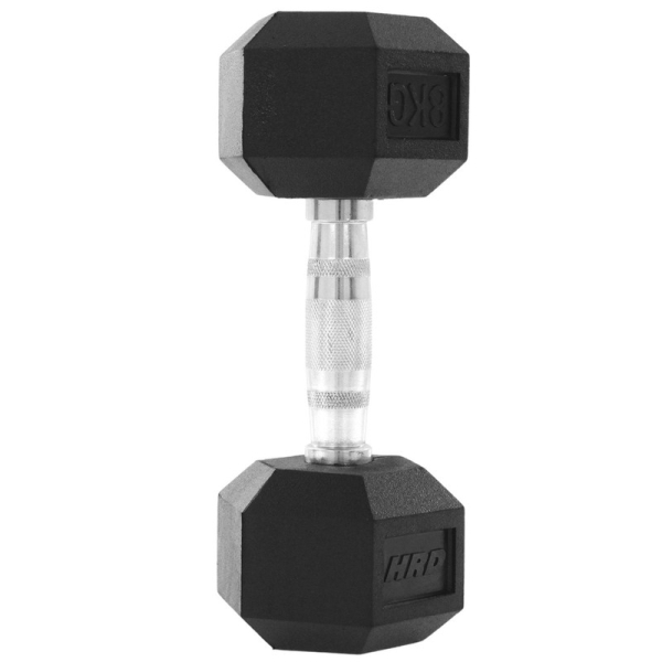 Beltor HRD System Line Hex čuguna gumijas hantele 8kg