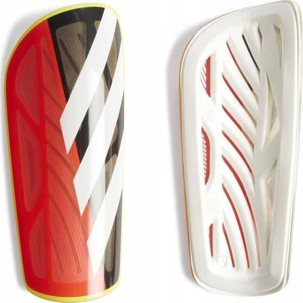 Adidas Tiro SG LGE futbola aizsargs, sarkans, melns un balts Adidas Tiro SG LGE futbola aizsargs, sarkans, melns un balts