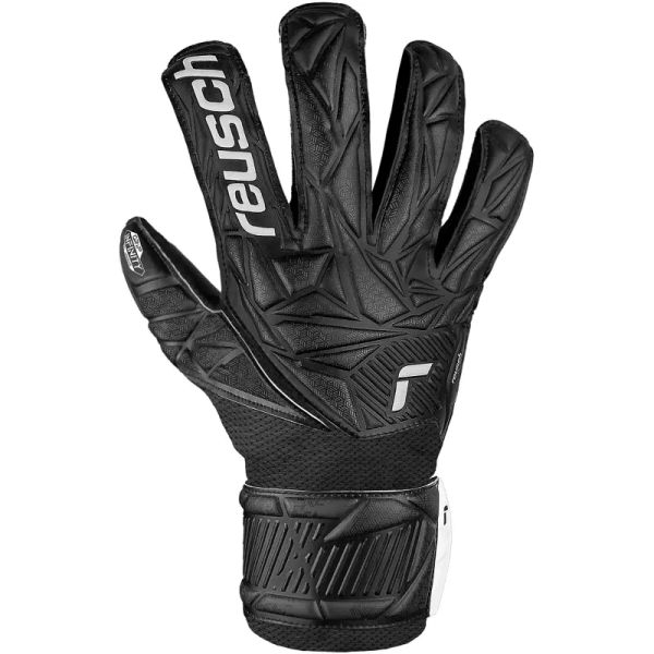 Reusch Attrakt Infinity Junior vārtsargu cimdi, melni Reusch Attrakt Infinity Junior vārtsargu cimdi, melni