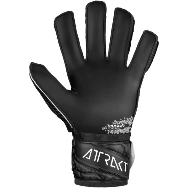 Reusch Attrakt Infinity Junior vārtsargu cimdi, melni