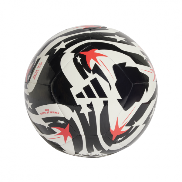 Adidas FCWC Club futbola bumba, izmērs 5, krāsa balta/melna/arkana Adidas FCWC Club futbola bumba, izmērs 5, krāsa balta/melna/arkana