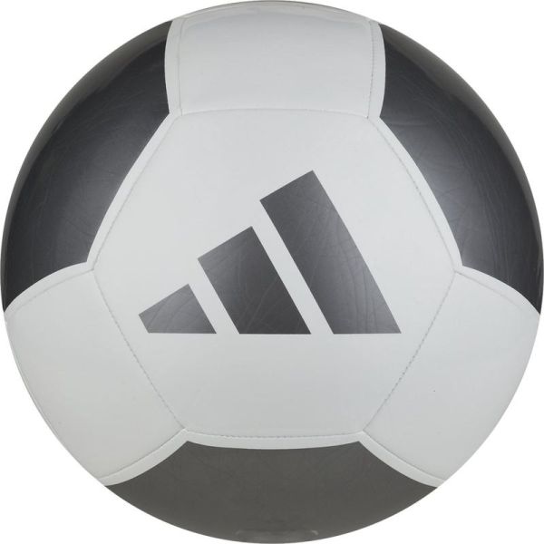 Adidas EPP kluba futbola bumba, pelēkā un baltā krāsā Adidas EPP kluba futbola bumba, pelēkā un baltā krāsā