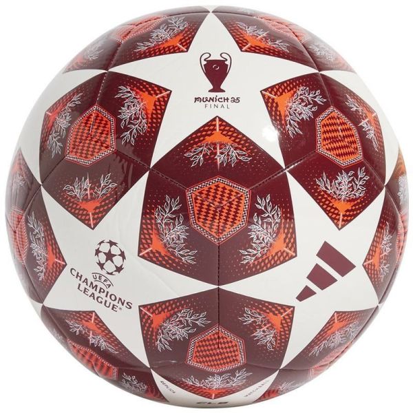 Adidas UCL kluba futbola bumba, sarkanā un baltā krāsā Adidas UCL kluba futbola bumba, sarkanā un baltā krāsā