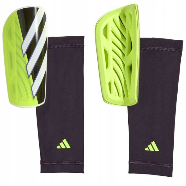 Adidas Tiro SG LGE futbola aizsargi, dzelteni-melni-violeti