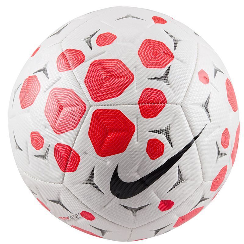Nike Academy futbola bumba, sarkanā, baltā un pelēkā krāsā
