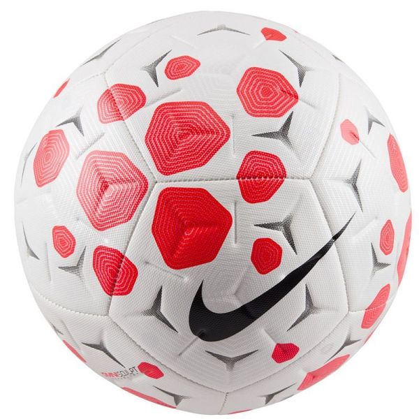 Nike Academy futbola bumba, sarkanā, baltā un pelēkā krāsā Nike Academy futbola bumba, sarkanā, baltā un pelēkā krāsā